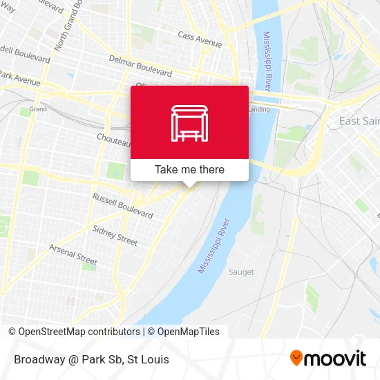 Mapa de Broadway @ Park Sb