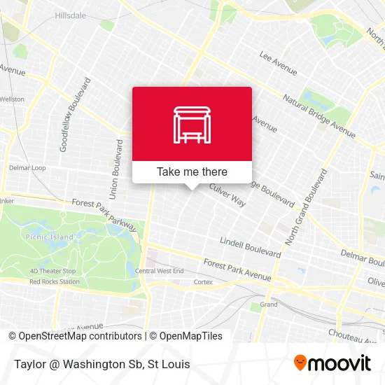 Taylor @ Washington Sb map