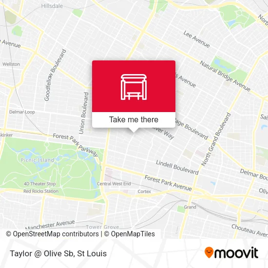 Taylor @ Olive Sb map