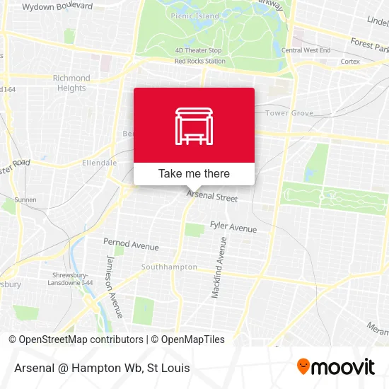Mapa de Arsenal @ Hampton Wb