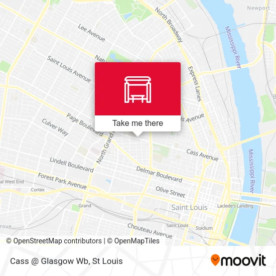 Cass @ Glasgow Wb map