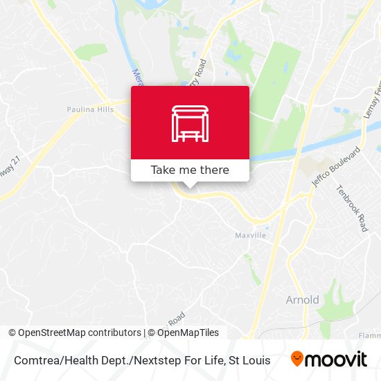 Comtrea / Health Dept. / Nextstep For Life map