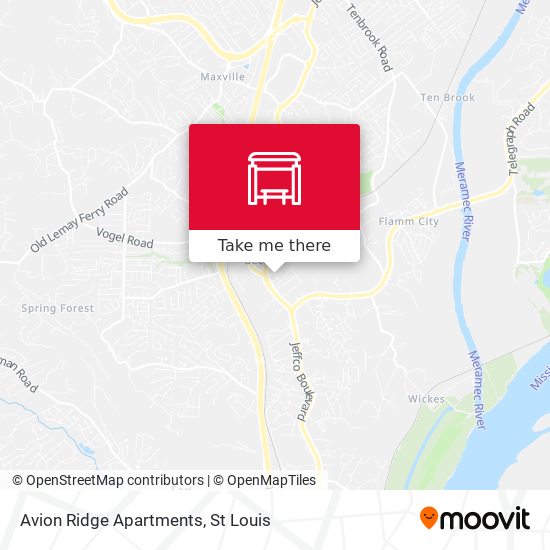 Avion Ridge Apartments map