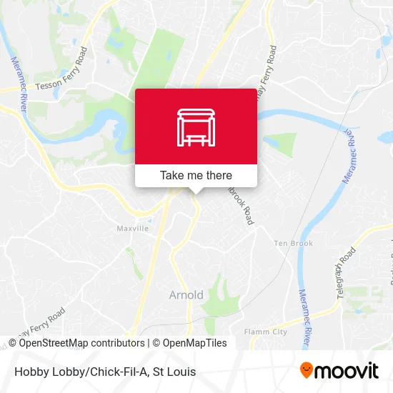 Hobby Lobby/Chick-Fil-A map