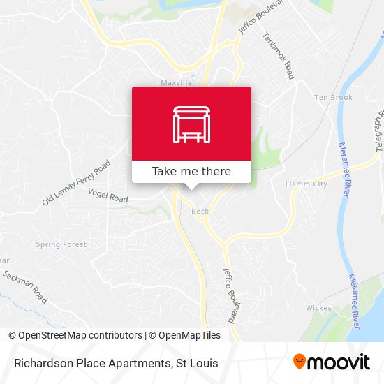 Richardson Place Apartments map