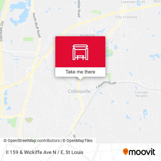 Il 159 & Wickiffe Ave N / E map