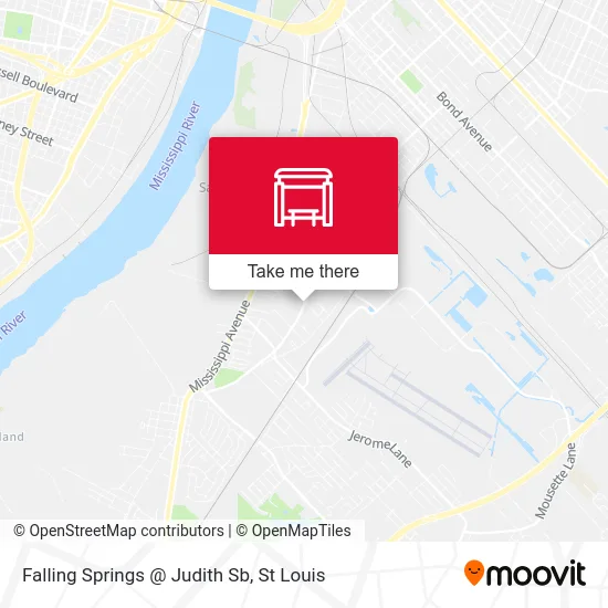 Falling Springs @ Judith Sb map