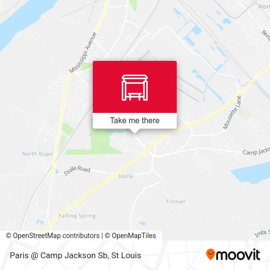 Mapa de Paris @ Camp Jackson Sb