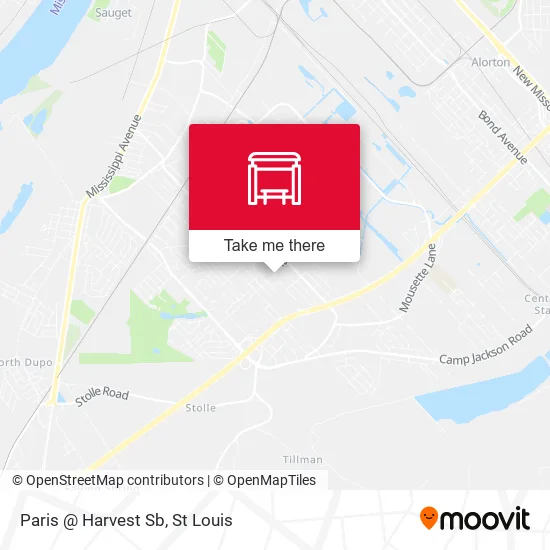 Paris @ Harvest Sb map