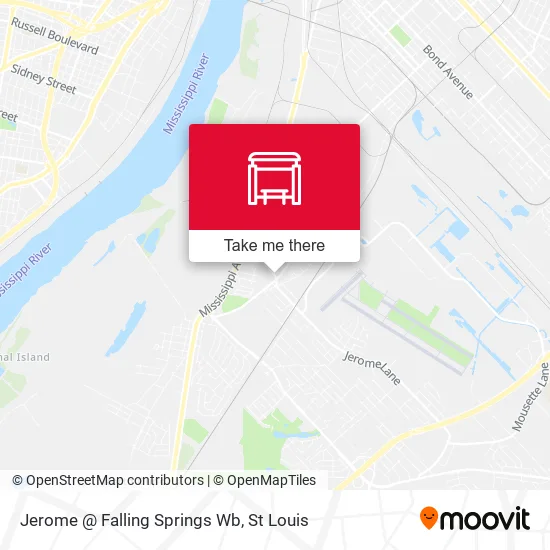 Mapa de Jerome @ Falling Springs Wb