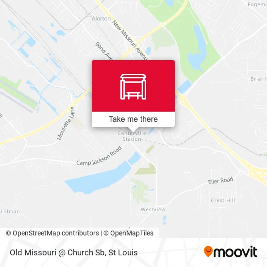 Old Missouri @ Church Sb map