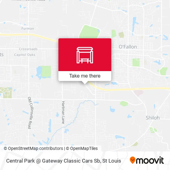 Mapa de Central Park @ Gateway Classic Cars Sb