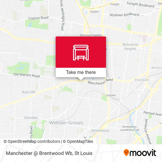 Mapa de Manchester @ Brentwood Wb