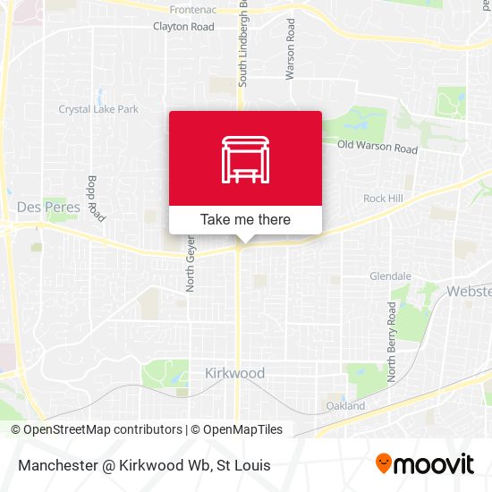 Manchester @ Kirkwood Wb map