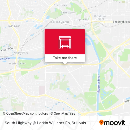 South Highway @ Larkin Williams Eb map