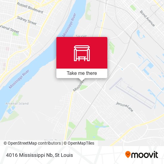 Mapa de 4016 Mississippi Nb