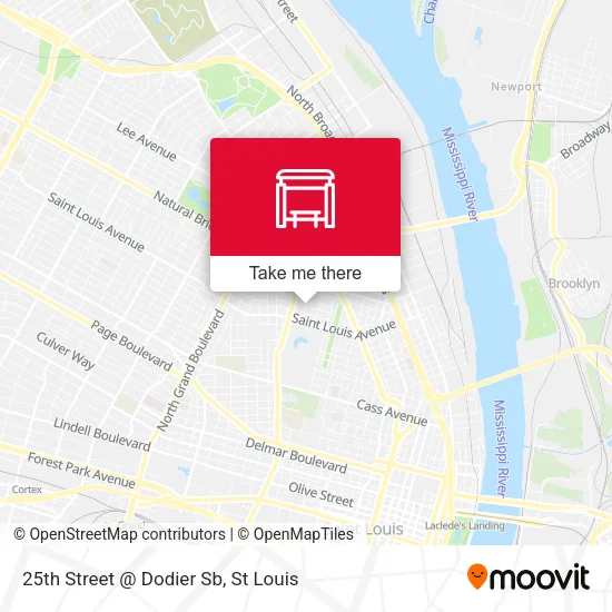 Mapa de 25th Street @ Dodier Sb