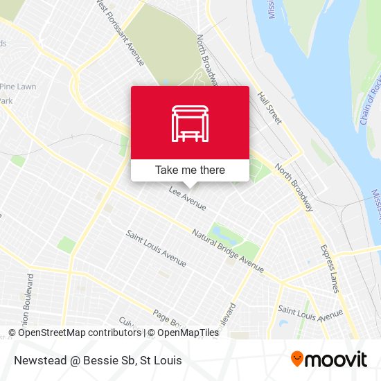 Mapa de Newstead @ Bessie Sb