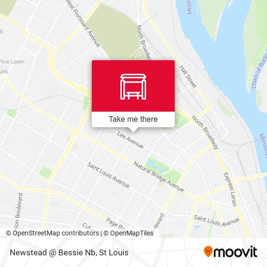 Newstead @ Bessie Nb map