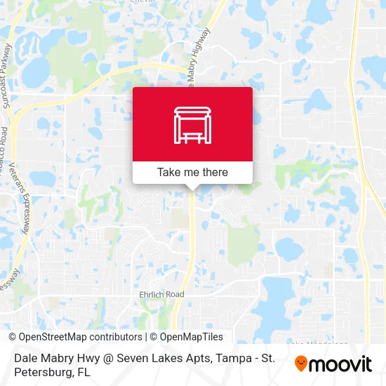 Dale Mabry Hwy @ Seven Lakes Apts map