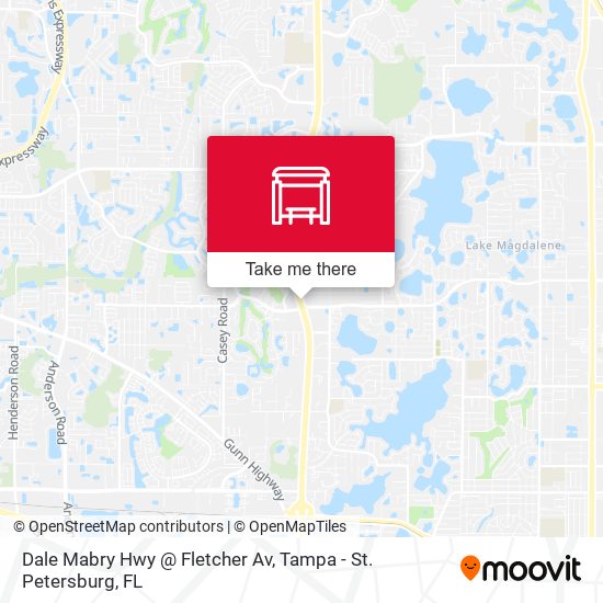 Mapa de Dale Mabry Hwy @ Fletcher Av