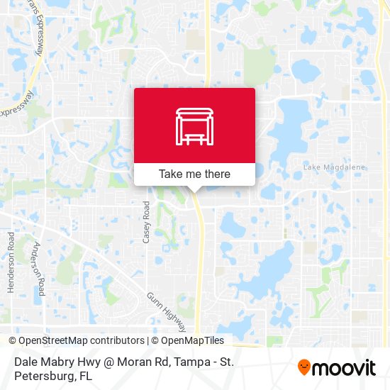 Dale Mabry Hwy @ Moran Rd map