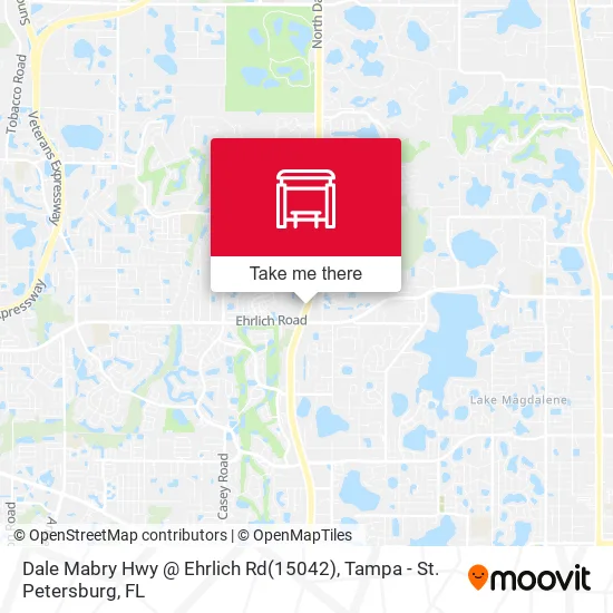 Dale Mabry Hwy @  Ehrlich Rd(15042) map