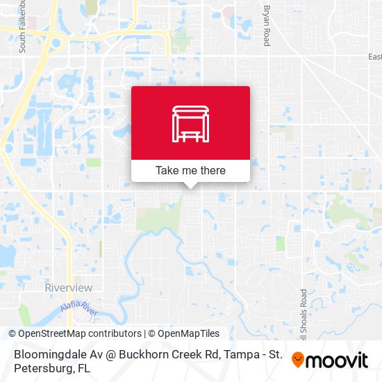 Mapa de Bloomingdale Av @ Buckhorn Creek Rd