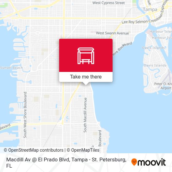 Mapa de Macdill Av @ El Prado Blvd