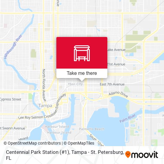 Mapa de Centennial Park Station (#1)
