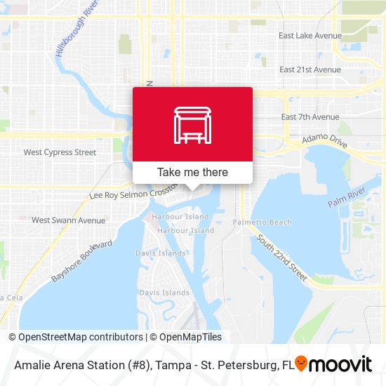 Mapa de Amalie Arena Station (#8)