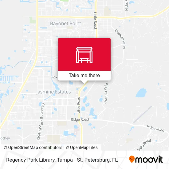 Mapa de Regency Park Library