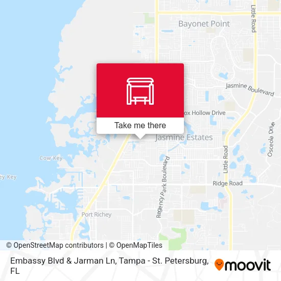 Embassy Blvd & Jarman Ln map