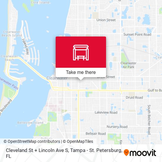 Cleveland St + Lincoln Ave S map