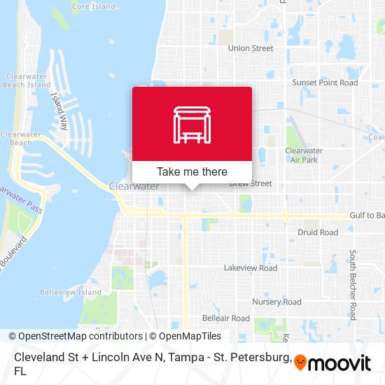 Mapa de Cleveland St + Lincoln Ave N