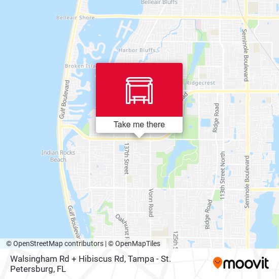 Mapa de Walsingham Rd + Hibiscus Rd