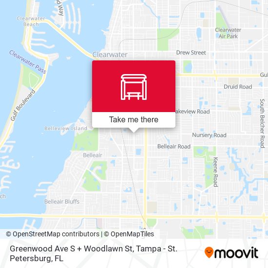Mapa de Greenwood Ave S + Woodlawn St