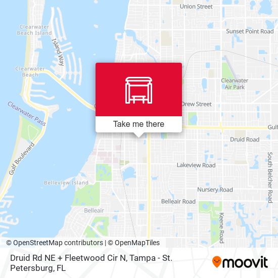 Mapa de Druid Rd NE + Fleetwood Cir N