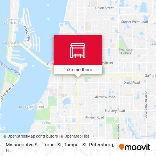 Missouri Ave S + Turner St map