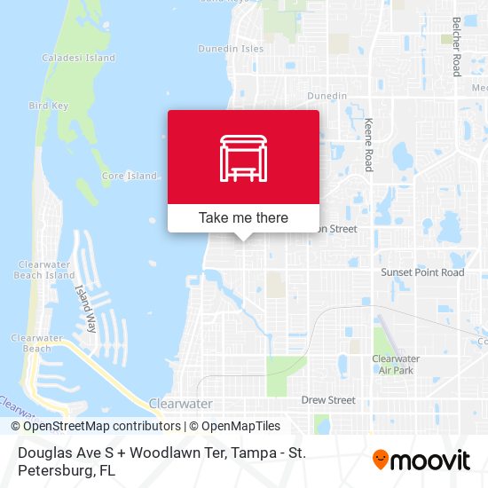 Mapa de Douglas Ave S + Woodlawn Ter