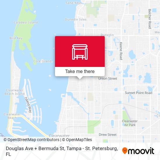 Mapa de Douglas Ave + Bermuda St