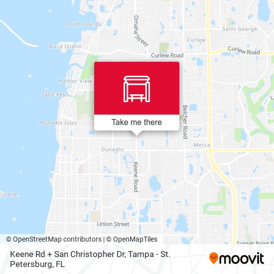 Keene Rd + San Christopher Dr map