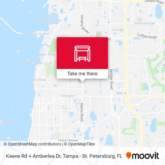 Mapa de Keene Rd + Amberlea Dr