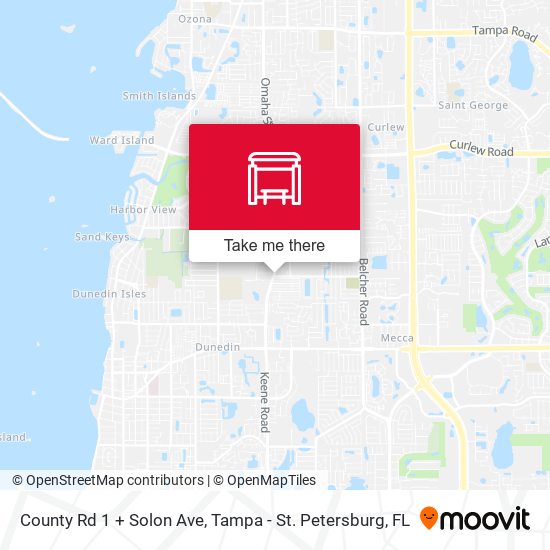 County Rd 1 + Solon Ave map