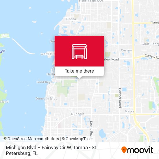Michigan Blvd + Fairway Cir W map