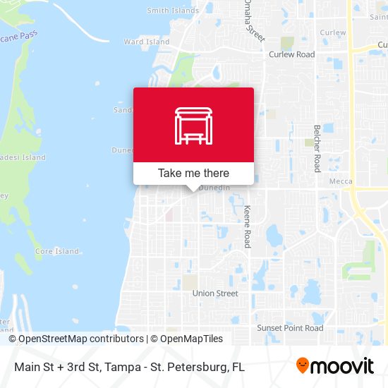 Mapa de Main St + 3rd St