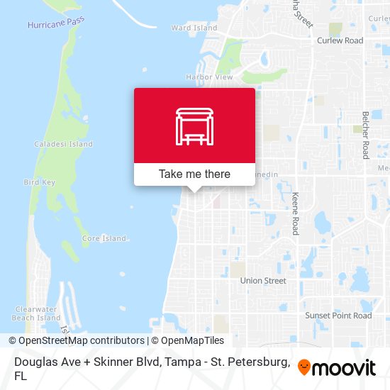 Douglas Ave + Skinner Blvd map