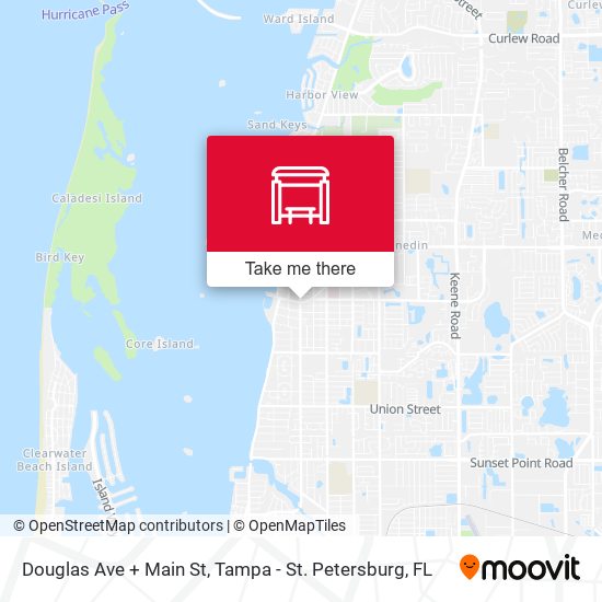 Douglas Ave + Main St map