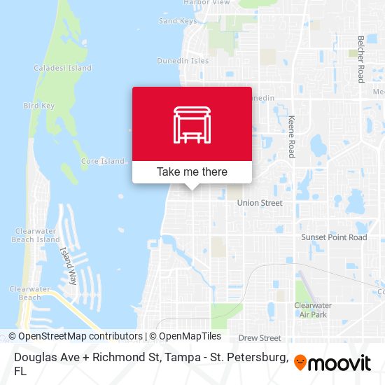 Douglas Ave + Richmond St map