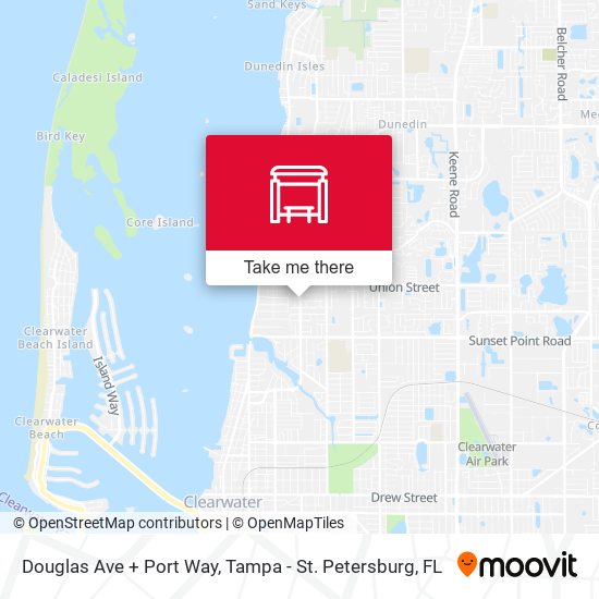 Douglas Ave + Port Way map